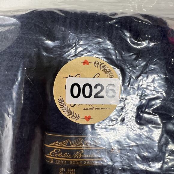 Vtg Eddie Bauer Sz M Navajo Native American Sweater Vest Buffalo Nickel Wool - Picture 9 of 9